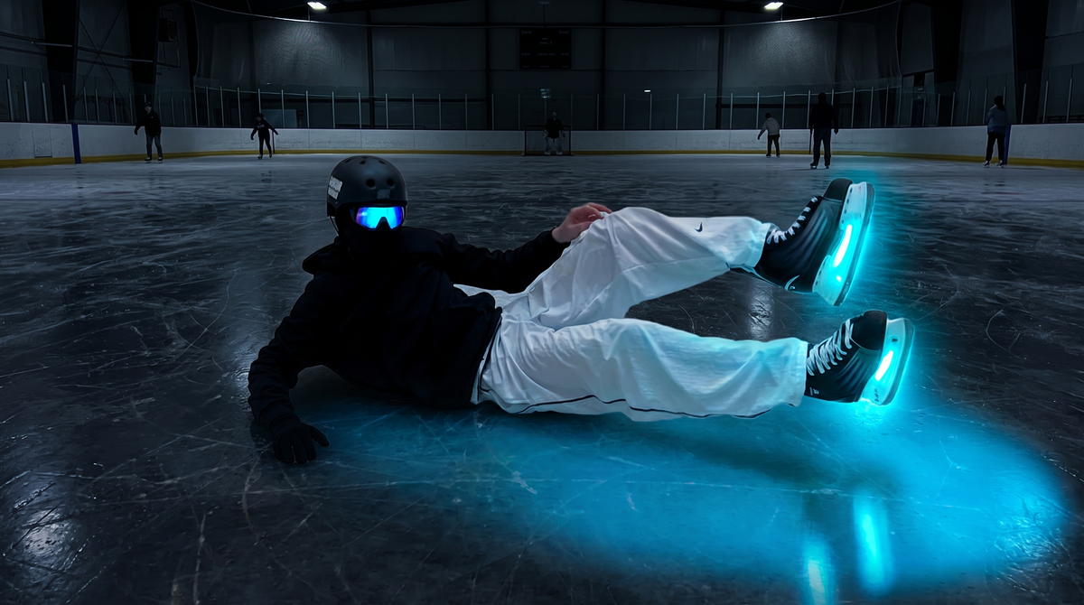 Tout le monde regarde vos patins.